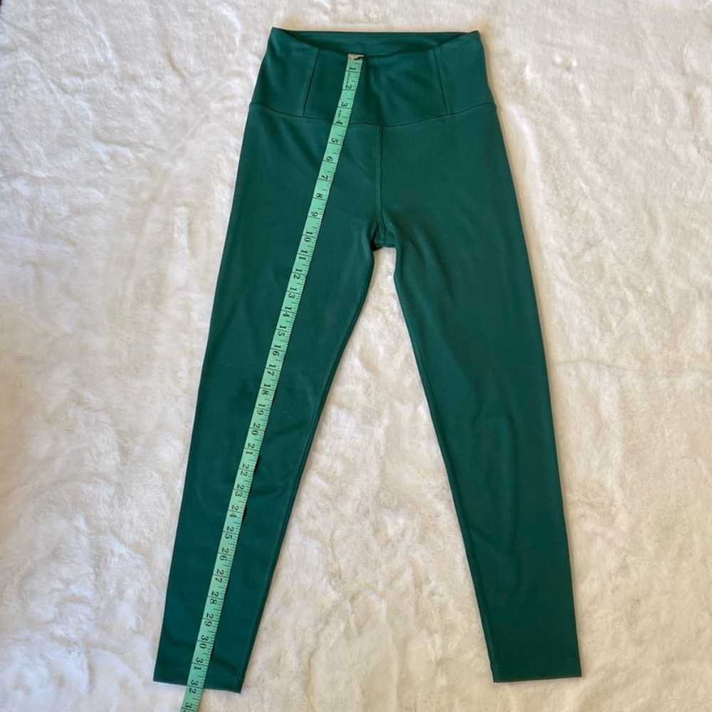 girlfriend collective float leggings biome green small